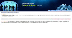 Desktop Screenshot of currentscidirect.com