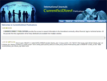 Tablet Screenshot of currentscidirect.com